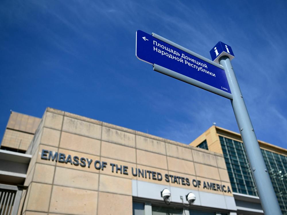 The U.S. Embassy in Moscow.