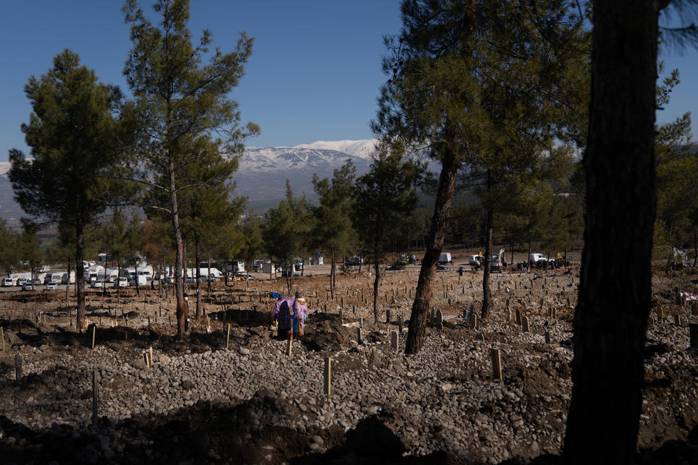 Most of the bodies from in and around Kahramanmaras are sent to a new mass grave on the outskirts of the city.
