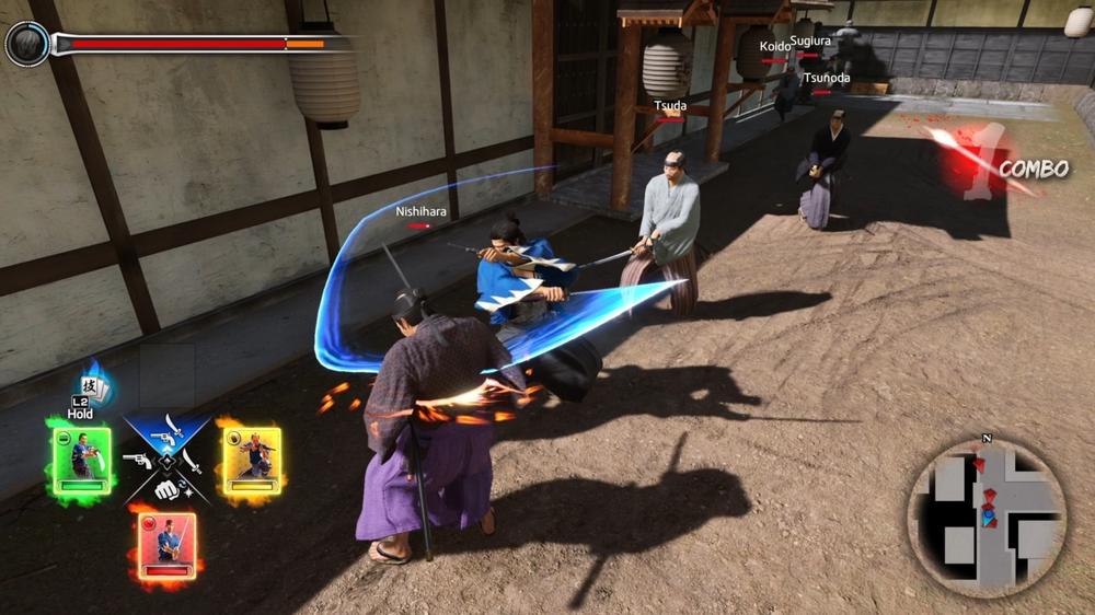 <em>Ishin! </em>presents numerous combat styles, but switching between them lacks the fluidity of recent franchise titles.