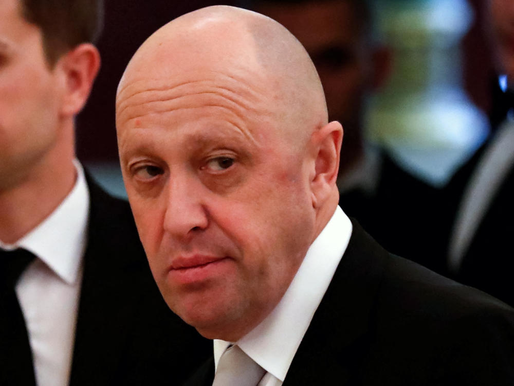 Russian businessman Yevgeny Prigozhin attends a meeting with business leaders at the Kremlin on July 4, 2017.