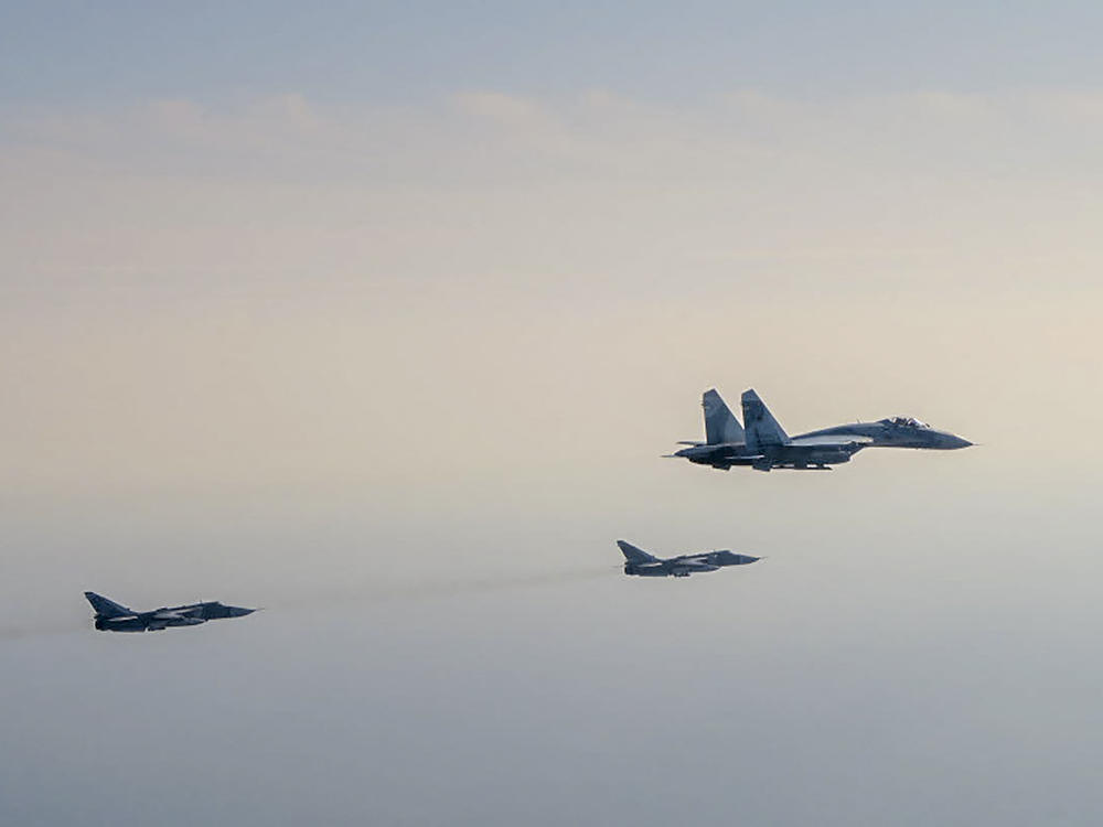 This Swedish Air Force handout image from March 2, 2022, shows Russian fighter jets violating Swedish airspace east of the Swedish Baltic Sea island of Gotland. Ukraine's air defenses have been surprisingly effective against Russia's air force.