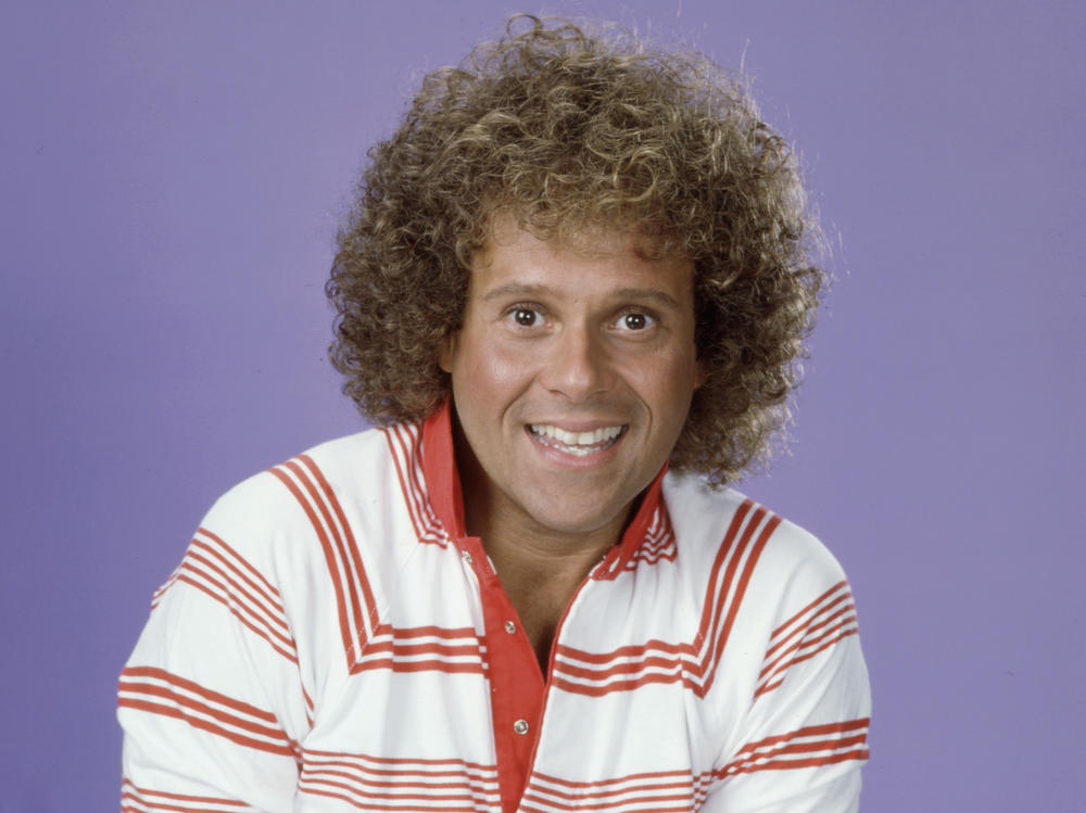 Richard Simmons made it his life's work to make exercise fun — for everybody. He's pictured above in 1984.