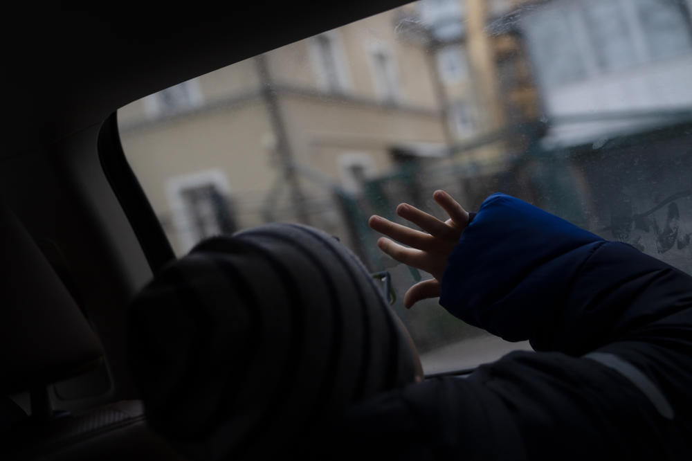 Bohdan's family left Kharkiv in a panic last February. 