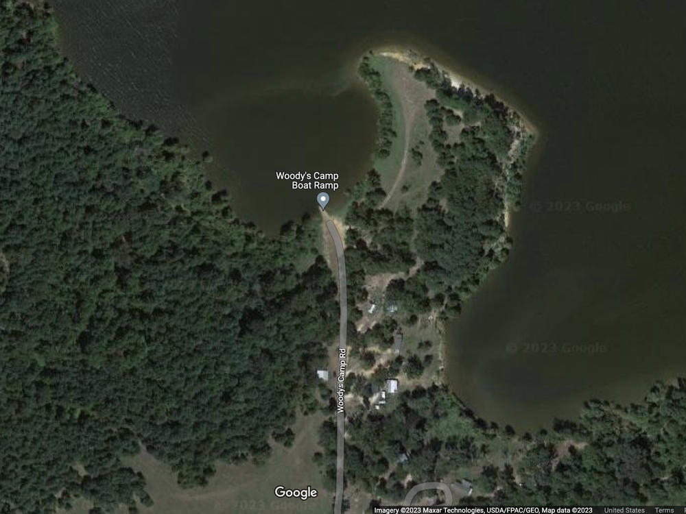 The Jeep was found roughly 40 feet from the shore at the Woody's Camp Boat Ramp.