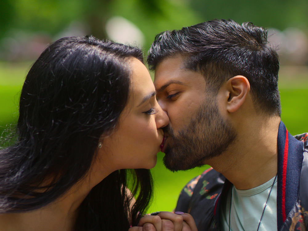 Viral, left, and Aashay in <em>Indian Matchmaking, </em>which is back with a third season on Netflix.