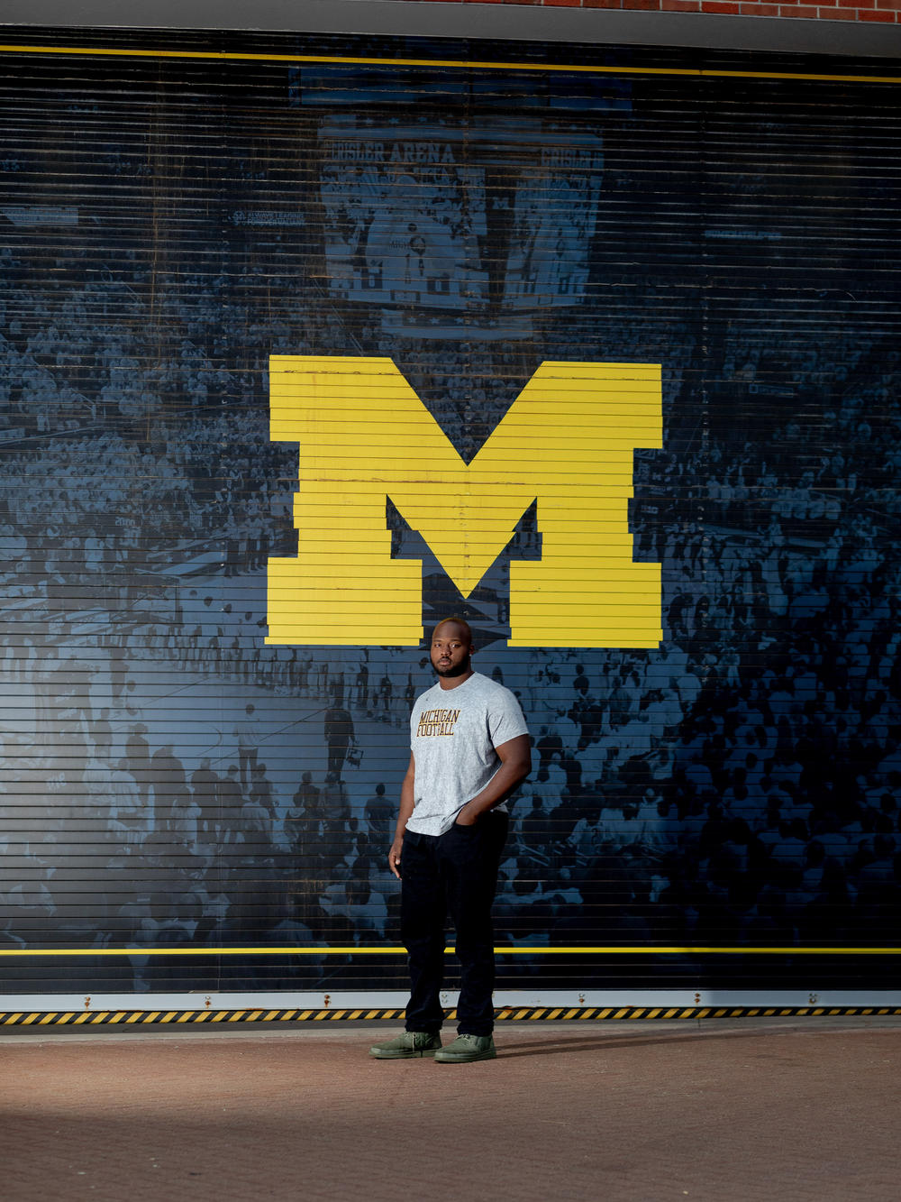 Hinton is ready to make his mark at the University of Michigan.