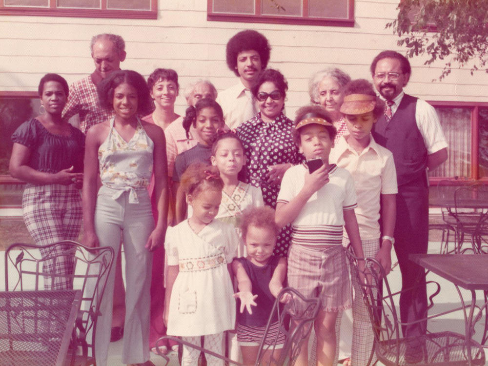 The Goodwin family, including Regina Goodwin, in a 1970s photo.