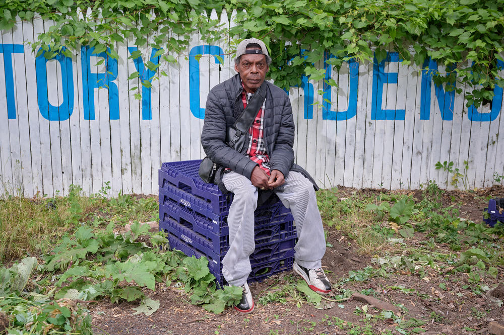 Mitch is part of a community garden and the product pick-up initiative. Mitch connects newly arrived migrants with community outreach and job opportunities.