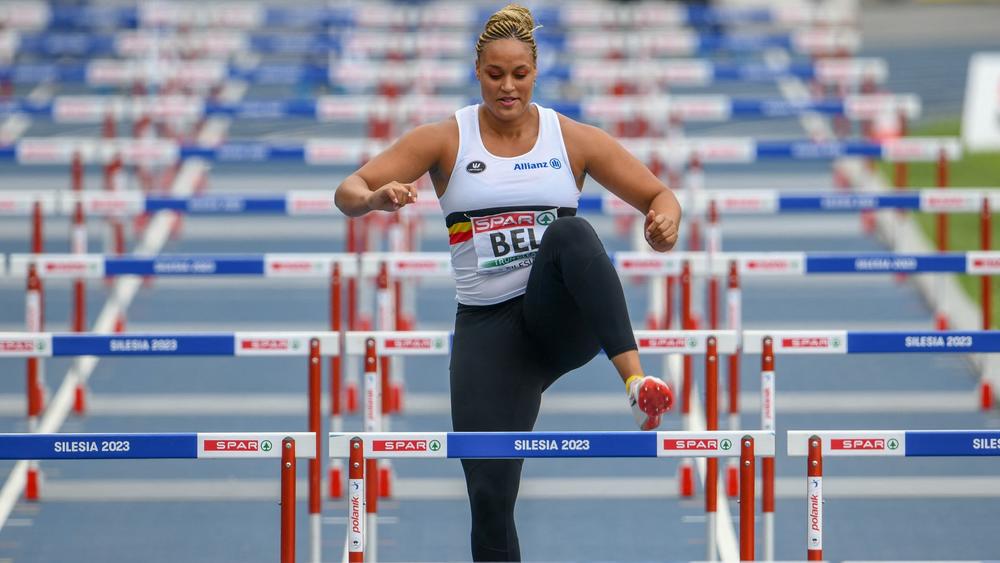 Jolien Boumkwo competed in the 100-meter hurdles at the European Athletics Team Championships, in Chorchow, Silesia, Poland, this weekend, answering her team's call for help in securing two points in the competition.