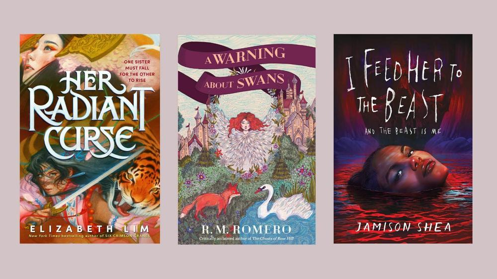 From left to right: book covers for 