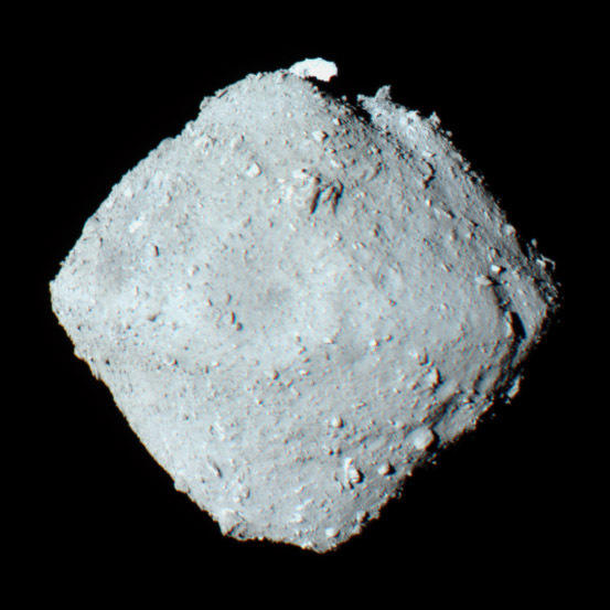 Ryugu is a near-Earth asteroid. Researchers think it picked up the stardust when it was previously residing at the edge of the solar system, possibly in a collision with another comet or asteroid.