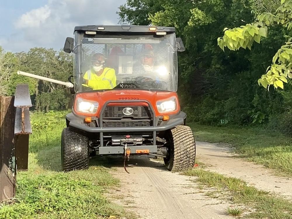 Mosquito control teams in Sarasota County, Florida have been spraying larvicides, which target immature mosquitoes, in areas where standing water could serve as breeding grounds for <em>Anopheles</em>, the type of mosquito that can spread malaria.