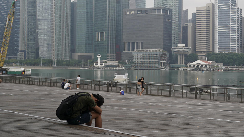 The central business district is shrouded by haze in Singapore, on Sept. 23, 2019. Singapore conducted its first execution of a woman in 19 years on Friday, July 28, 2023, and its second hanging this week for drug trafficking despite calls for the city-state to cease capital punishment for drug-related crimes.