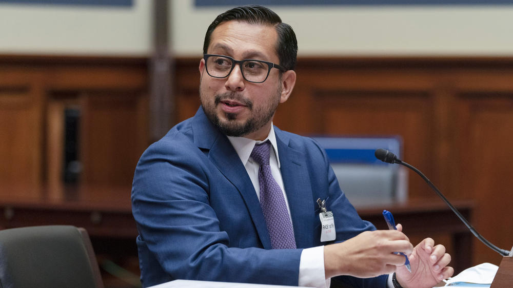 Texas state Democratic Rep. Diego Bernal, pictured in July 2021, was shocked when he found out a few years ago that some 2,400 public housing residents in San Antonio had no air conditioner and could not afford to get one.