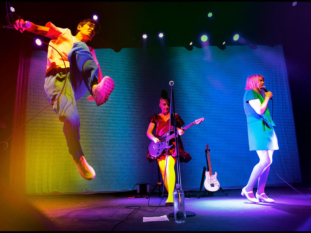 JD Samson, Kathleen Hanna and Johanna Fateman recently reformed as Le Tigre for a European and North American tour.