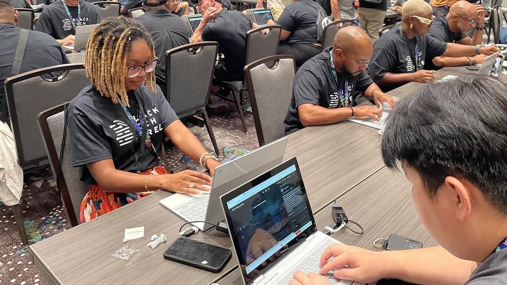 Ray'Chel Wilson took part in the challenge with Black Tech Street. She was looking at the potential for AI to provide misinformation when it comes to helping people make financial decisions.