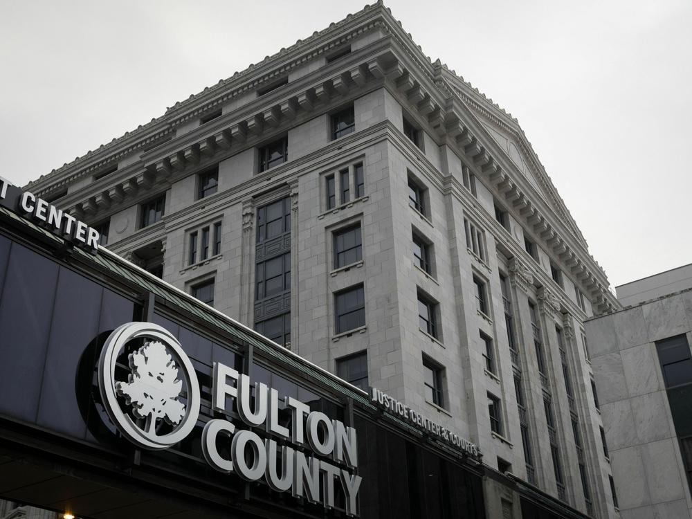 The Fulton County Courthouse in Atlanta is seen on Tuesday.