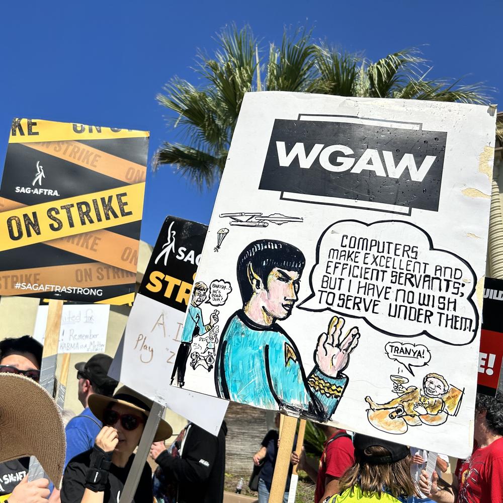 <em>Star Trek</em> Day for striking screenwriters and actors during their double strike against Hollywood studios