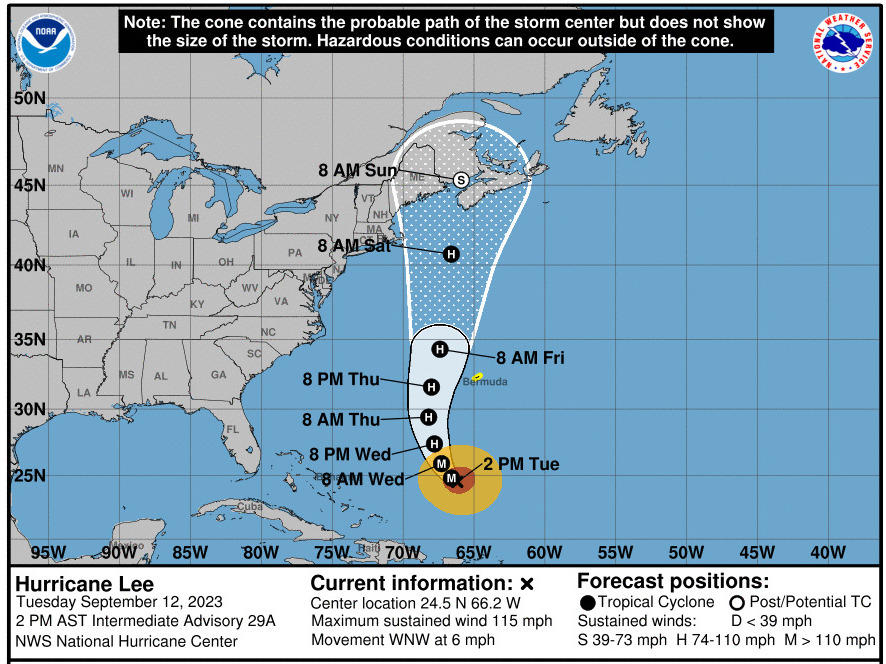 Storm forecast to get larger and slow down ahead of Hurricane