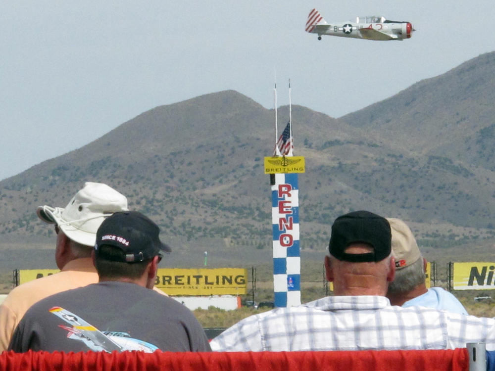 This photo was taken on Sept. 14, 2012 at the National Championship Air Races in Reno, Nev. Two pilots died in a collision Sunday on what was the last day of the famed air races, which were being held for the last time ever this year in Reno.