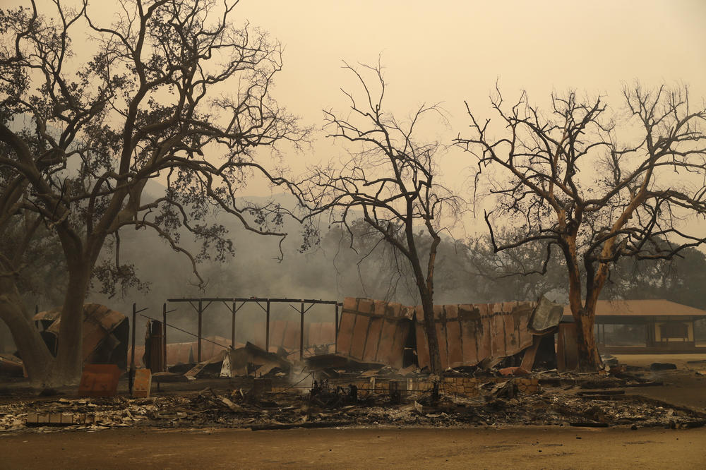 Paramount Ranch, pictured after the wildfire on Nov. 9, 2018.