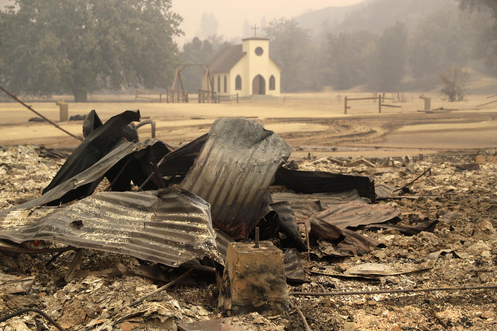 Paramount Ranch, a frontier western town built as a movie set that appeared in countless movies and TV shows, was decimated by the Woolsey fire in Agoura Hills, Calif., in November 2018.