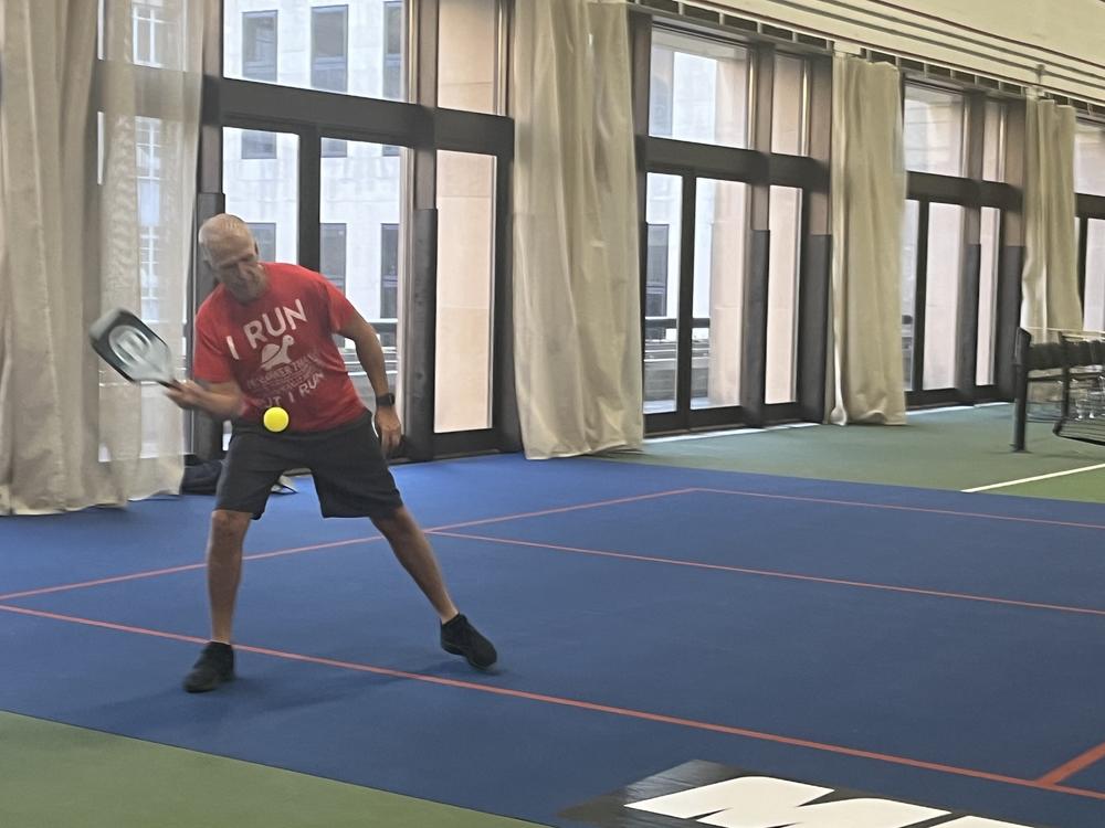 North Carolina Sen. Thom Tillis co-chairs the Senate pickleball caucus and recently played with a group of D.C. pro players