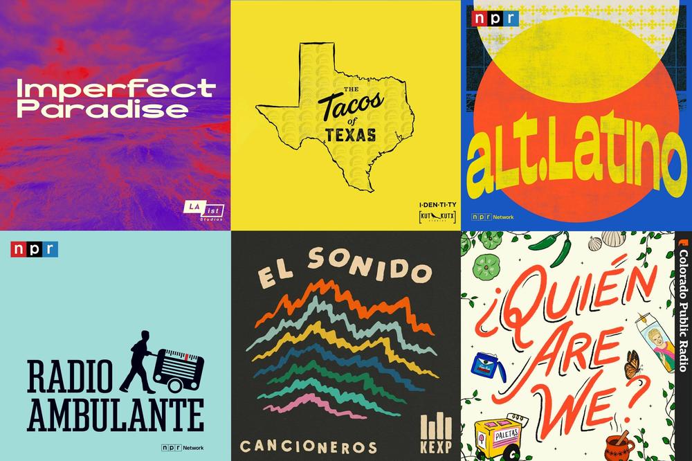 Arte para El Sonido, de KEXP; Alt.Latino, de NPR; Tacos of Texas, de KUT; A Music of Their Own, de CapRadio; Radio Ambulante, de NPR; Quien Are We, de Colorado Public Radio.
