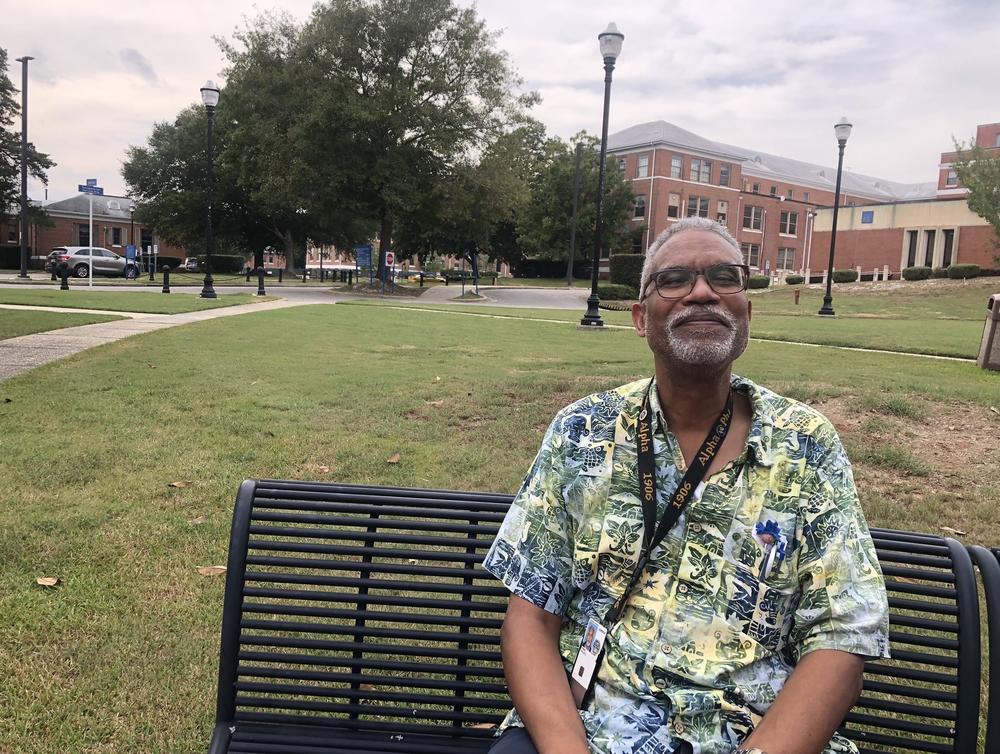 Pharmacist Phillip Lyman has worked at the Tuskegee VA for 37 years, like his father before him. He's proud of facility's history.