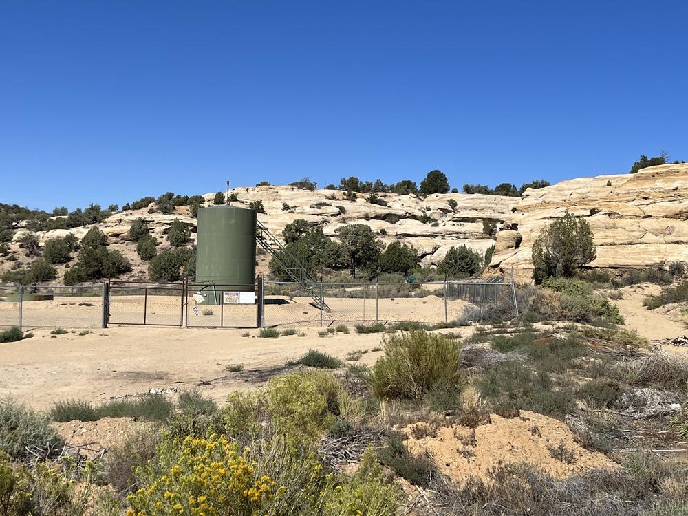 An oil and gas well on federal public land outside Farmington, New Mexico.