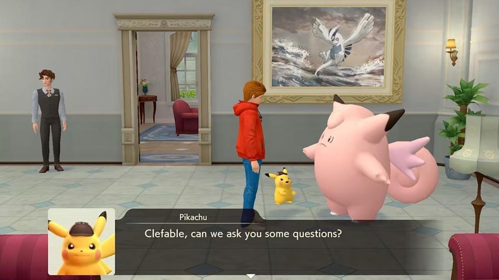 Interrogate people and Pokémon alike in Detective Pikachu Returns.