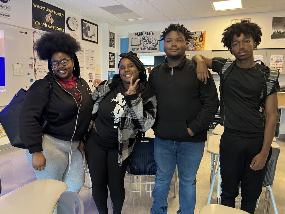 A few of the students in the AP U.S. Government class at KIPP DC College Prep.