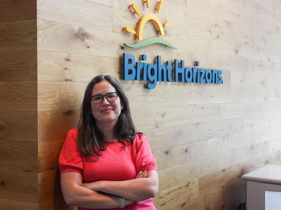 Shannon Vasconcelos works for College Coach, a division of child care operator Bright Horizons that provides college admissions advising as a benefit for employees of client companies.