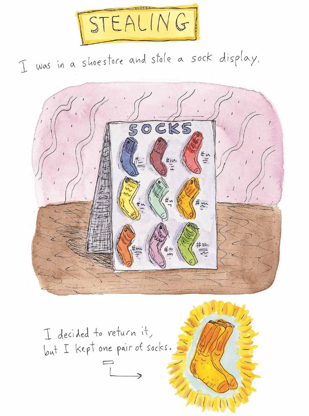 A page from Roz Chast's<em> I Must Be Dreaming.</em>