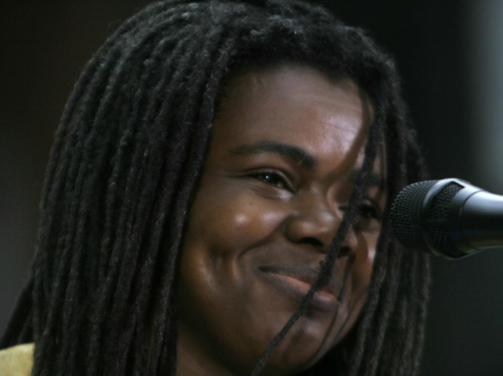 Tracy Chapman became the first Black person to win Song of the Year at the 57th annual Country Music Awards in Nashville on Wednesday. Above, Chapman performs on NBC's 