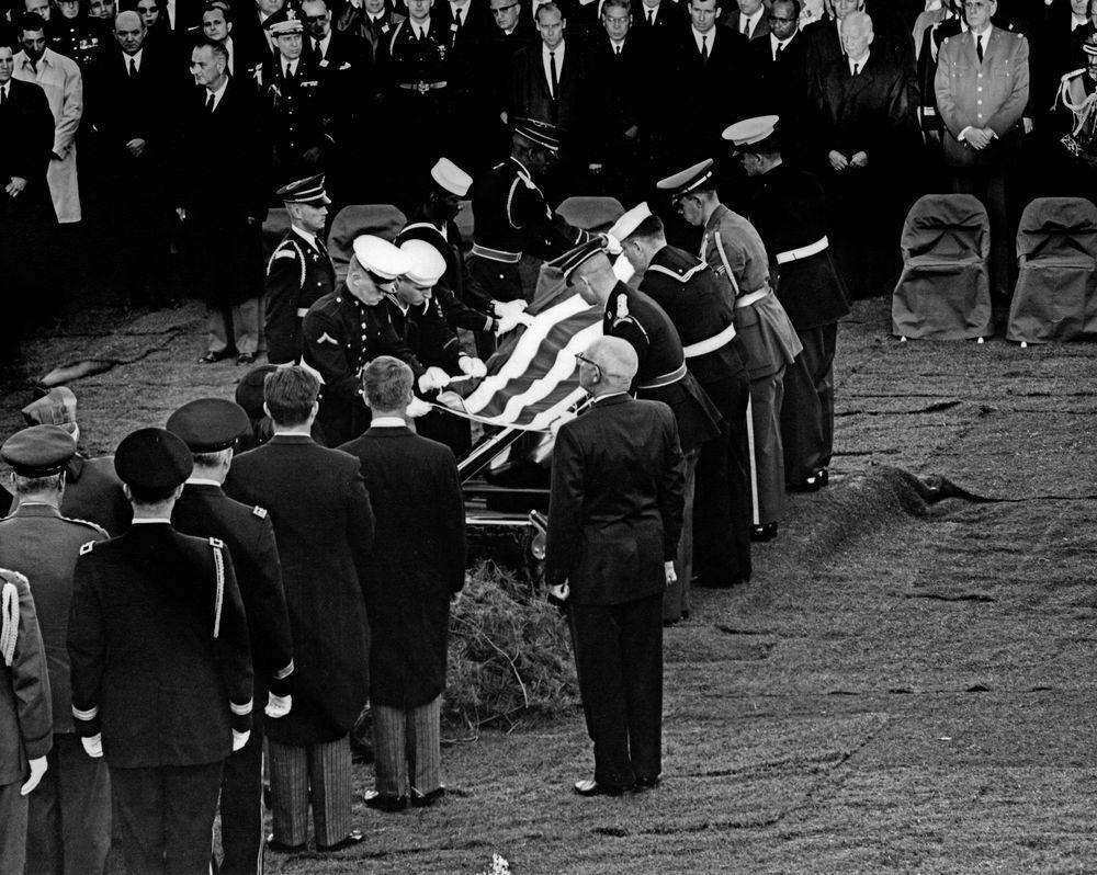 The state funeral of President John F. Kennedy on Nov. 25, 1963.