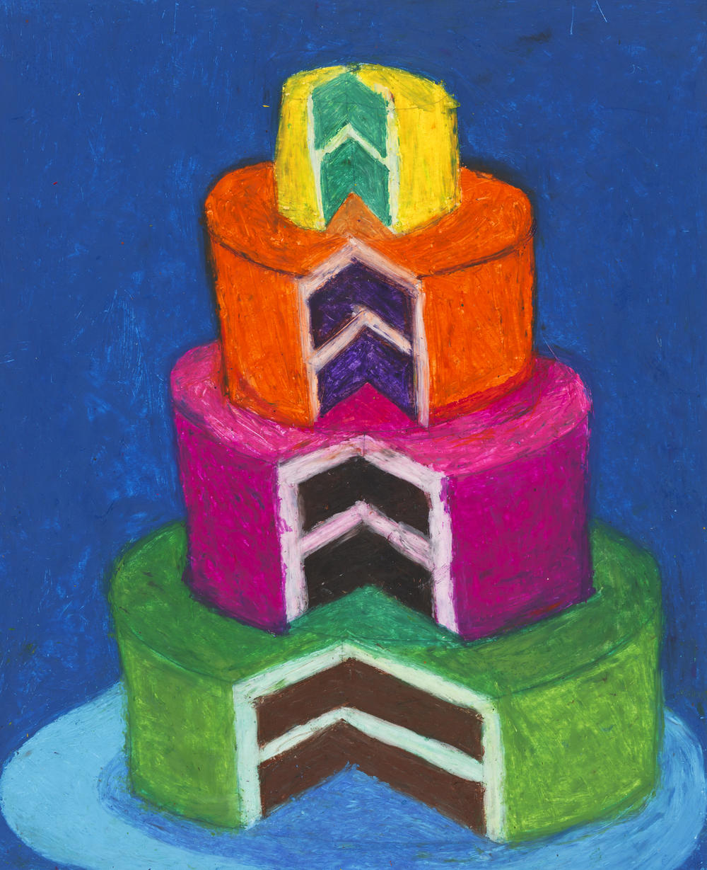 An oil pastel by Camille Holvoet as seen in<em> Art Is Art. </em>