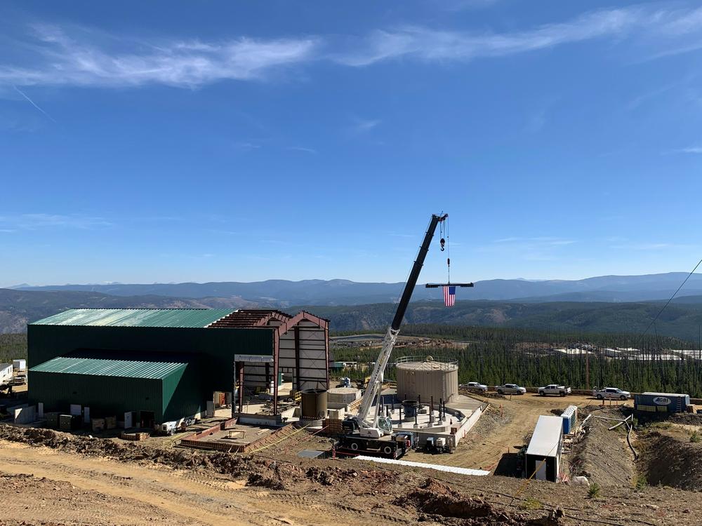 A portion of Jervois Global's Idaho Cobalt Operations mine near Salmon, Idaho Oct. 7, 2022