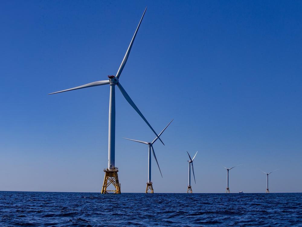 The Block Island Wind Farm off the coast of Rhode Island is one of several projects in the U.S. 2023 has been marked by headwinds and tailwinds for the young industry.