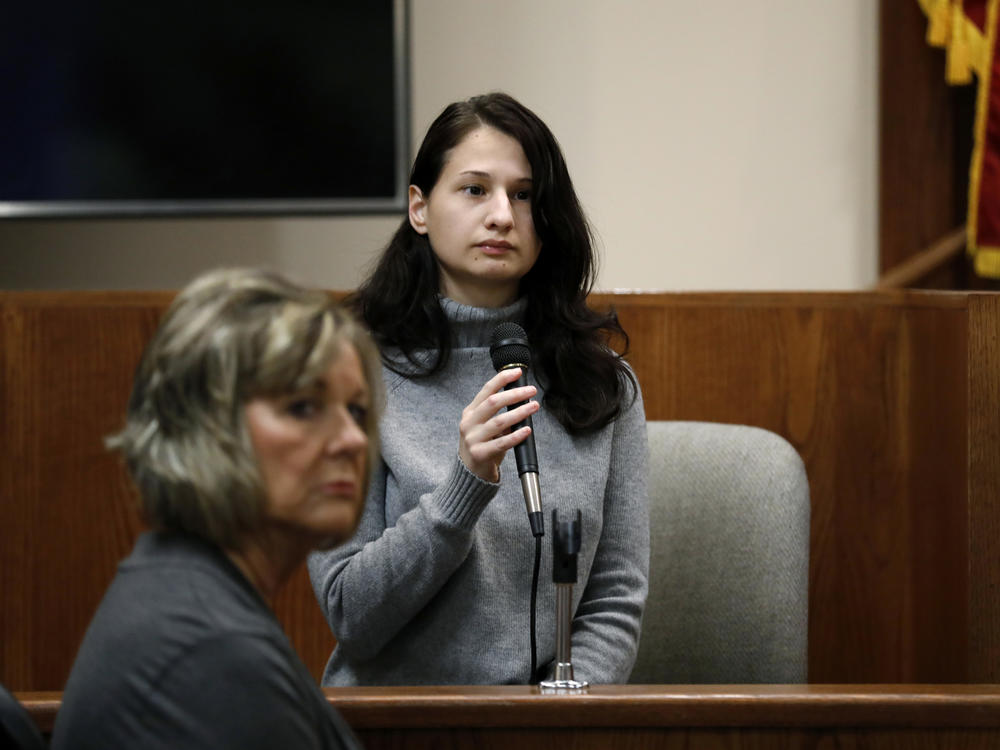 Gypsy Rose Blanchard takes the stand during the trial of her ex-boyfriend Nicholas Godejohn, on Nov. 15, 2018, in Springfield, Mo.