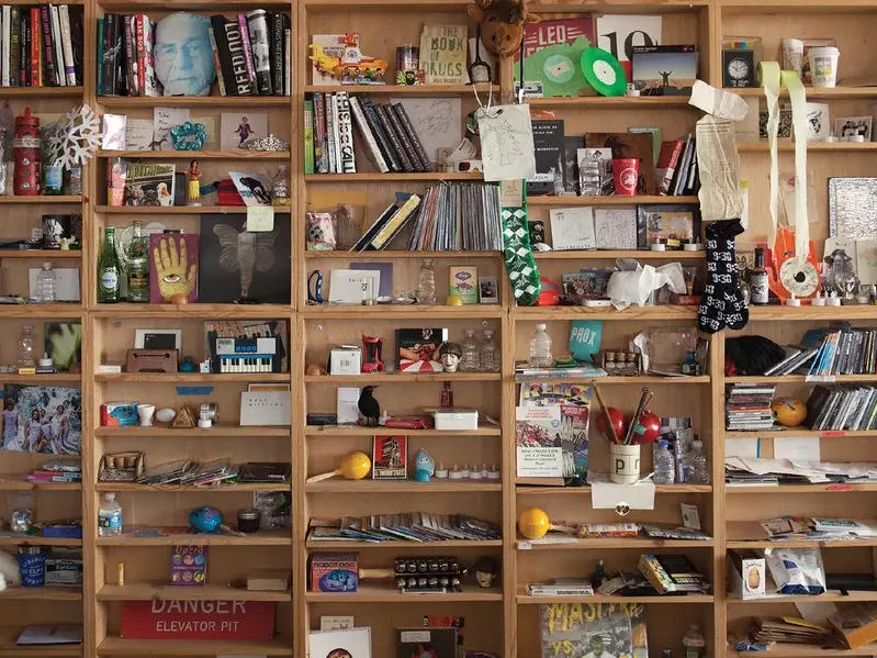 This year's winner will perform in front of the famous Tiny Desk bookshelves.