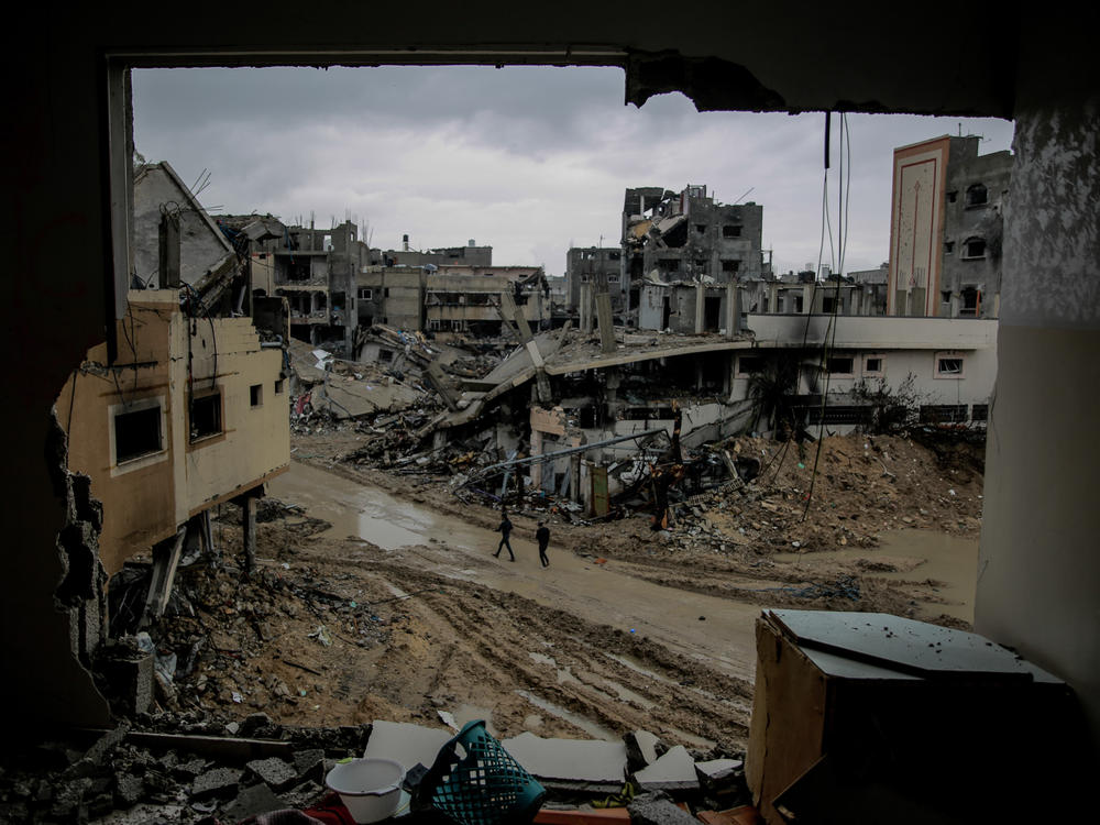 Large parts of Gaza City have been decimated by Israeli bombardment.