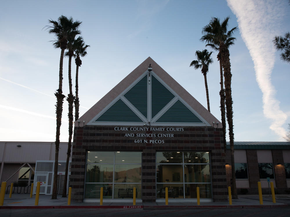 The Clark County Family Courts and Services Center in Las Vegas.