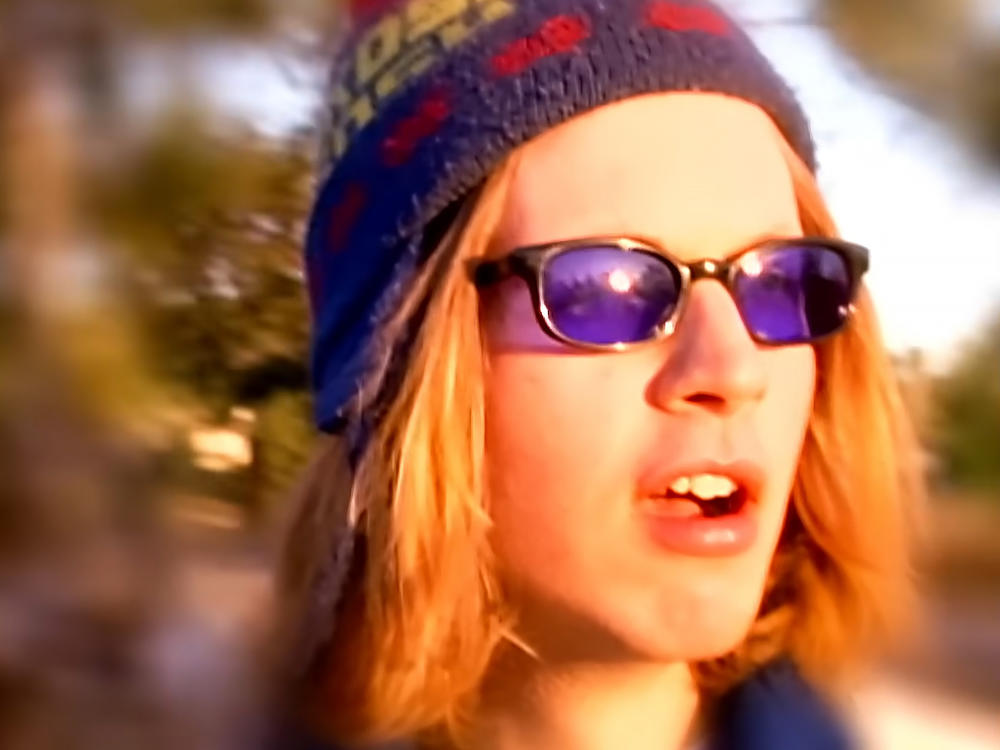 Beck as seen in his 1994 video for the song 