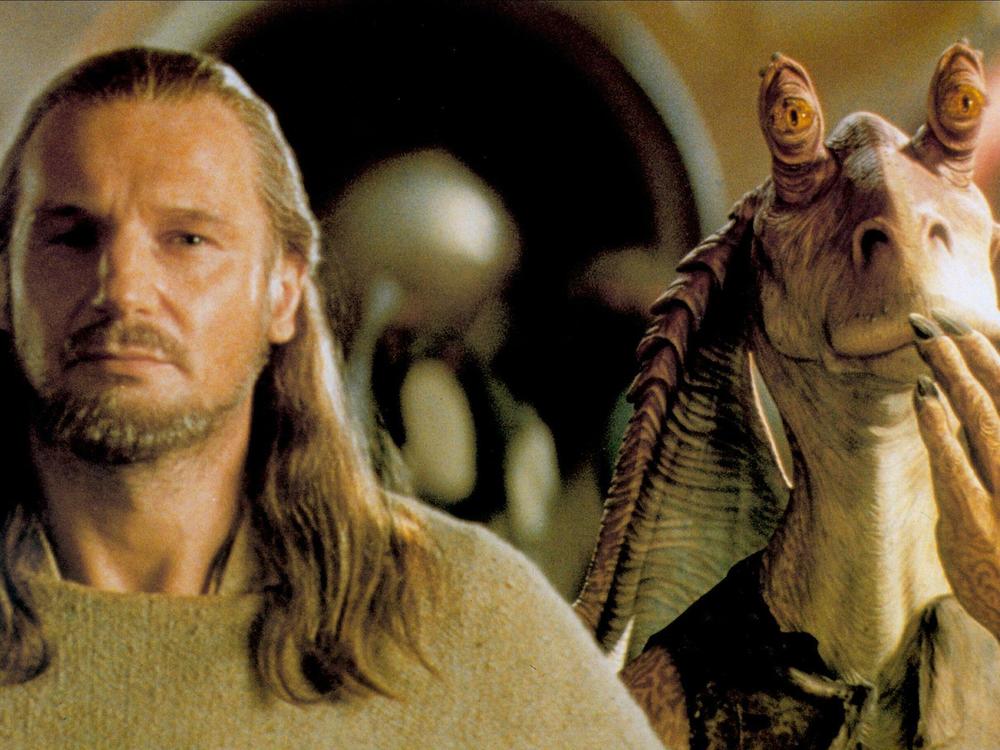 A Jedi and a Jar Jar walk into a movie...