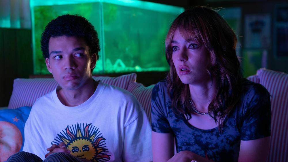 Justice Smith and Brigette Lundy-Paine in <em>I Saw The TV Glow.</em>