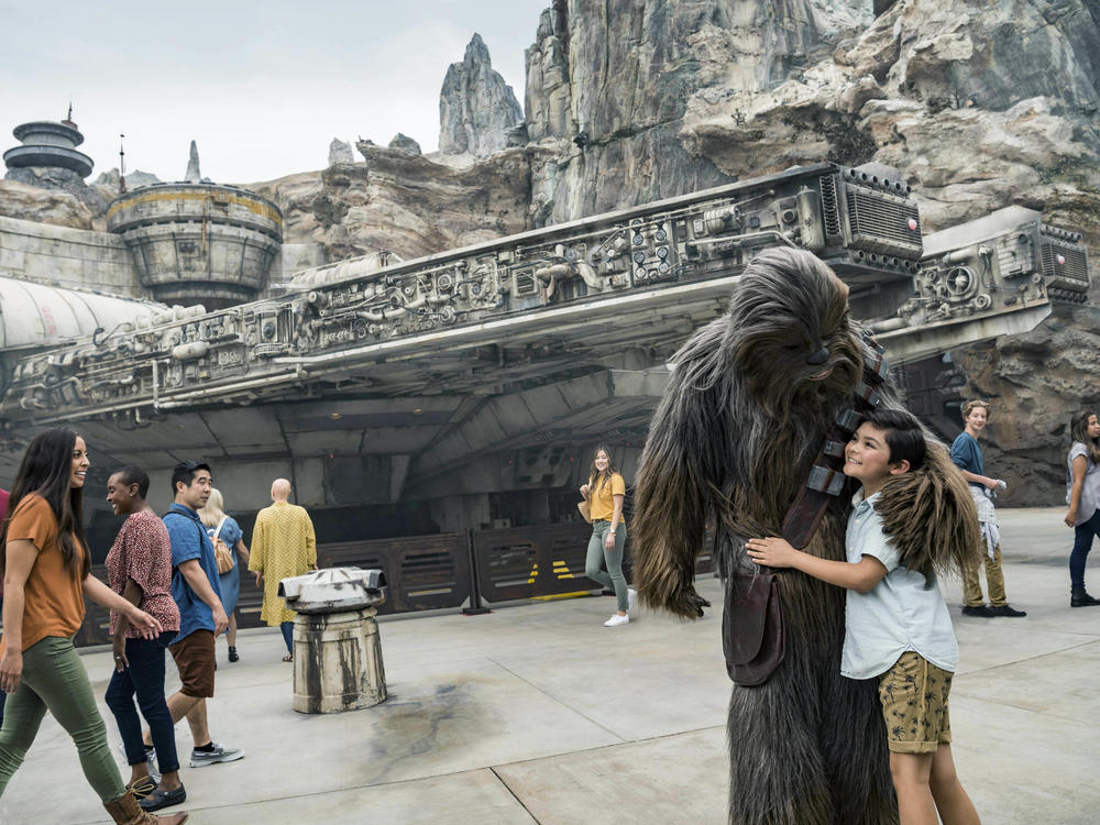At Disneyland, fans of a galaxy far, far away are treated to character encounters.