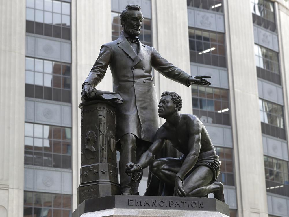 The Emancipation Memorial in Boston.