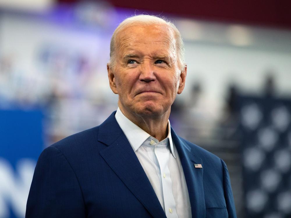 US President Joe Biden during a campaign event in Detroit, Michigan, US, on Friday, July 12, 2024.