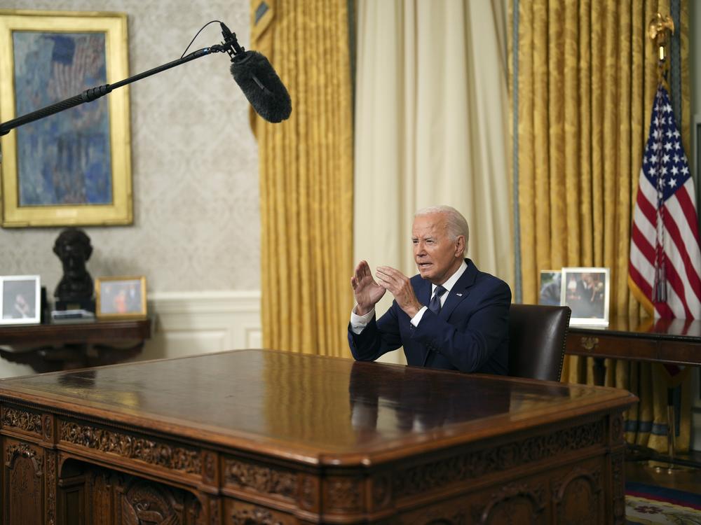During President Biden's last address to the nation from the Oval Office of the White House, he spoke on July 14 about about the assassination attempt on Republican presidential candidate former President Donald Trump at a campaign rally in Pennsylvania.